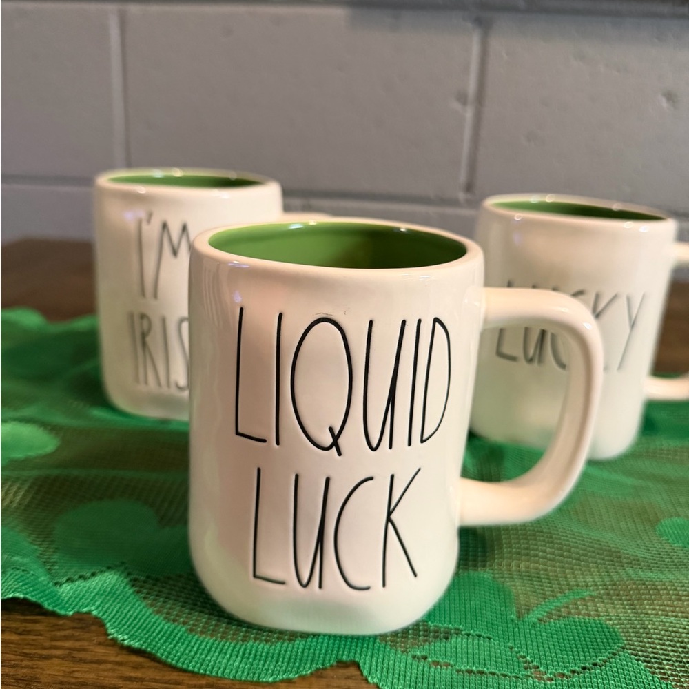 Rae Dunn St. Patrick’s Day coffee mugs